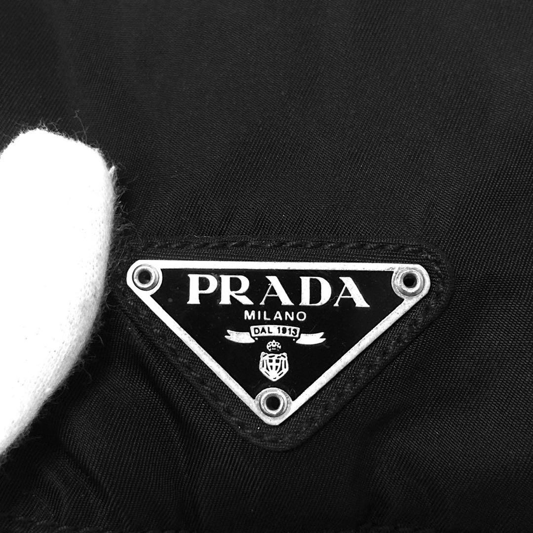 美品　PRADA プラダ　リュック　バックパック　ナイロン　黒　ブラック　A4