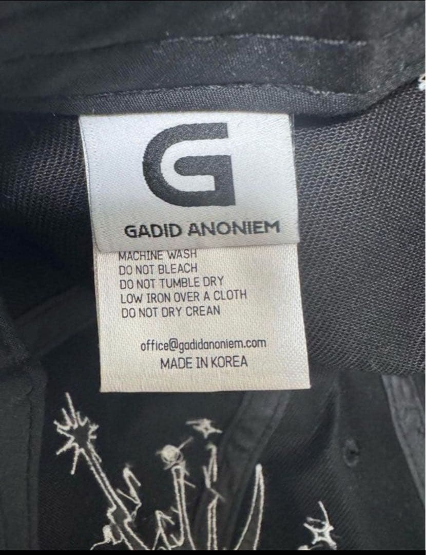 GADID ANONIEM ZHOK BLACK ガディッドアノニム