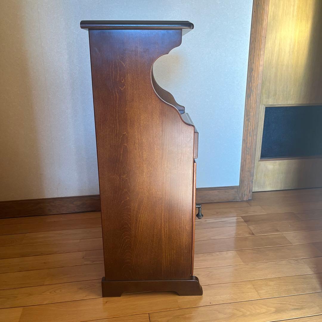 カリモクkarimoku コロニアル　コーナーテーブル コーナーラック 電話台