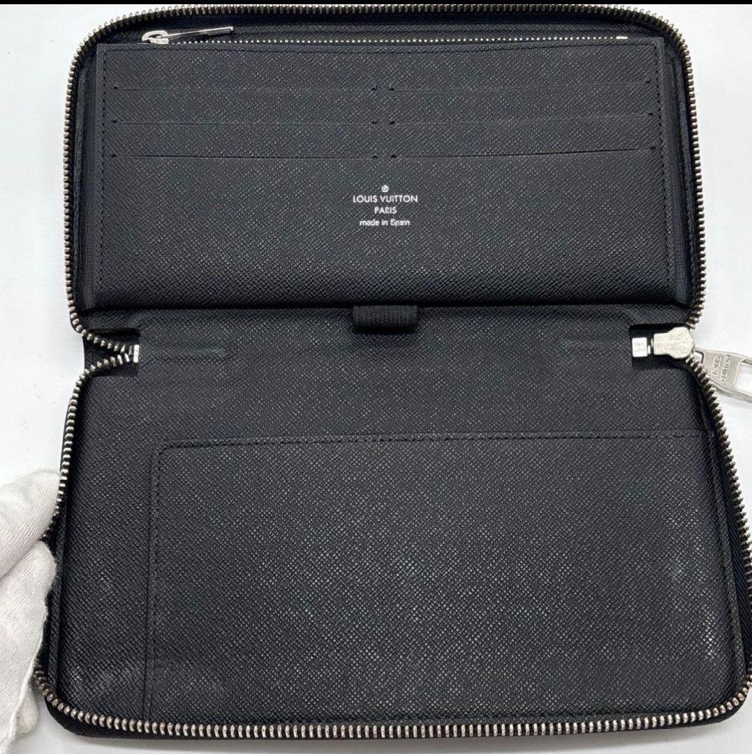 美品 ルイヴィトン ジッピーオーガナイザー ダミエグラフィット ブラック 長財布