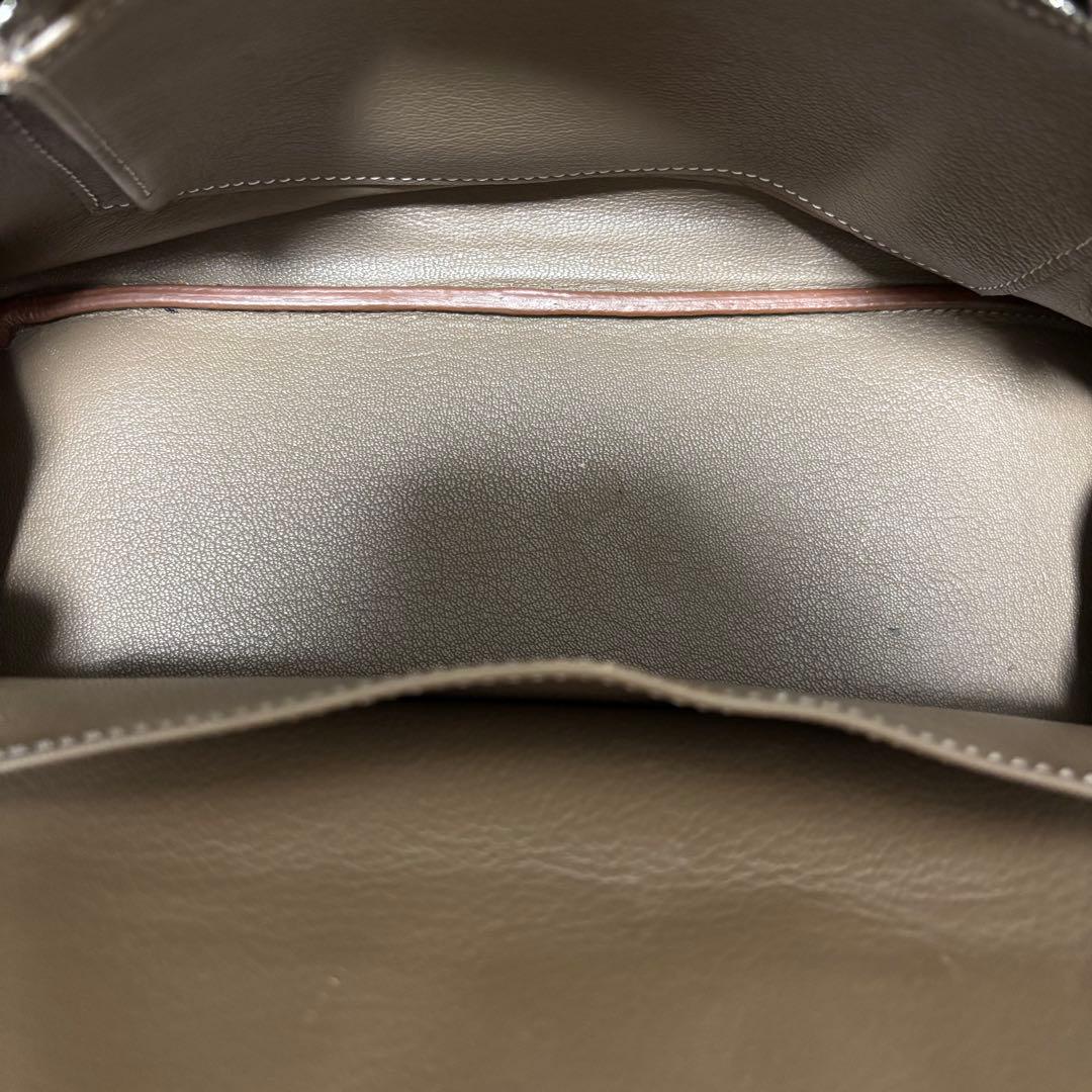 ハンドバック グレージュ エトゥープ 30