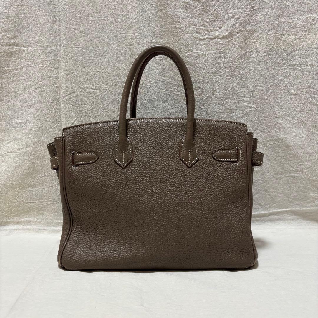 ハンドバック グレージュ エトゥープ 30