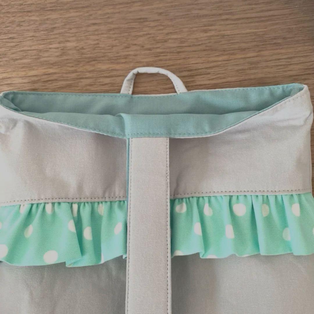 ＢＢページ　ドットフリルバック　巾着