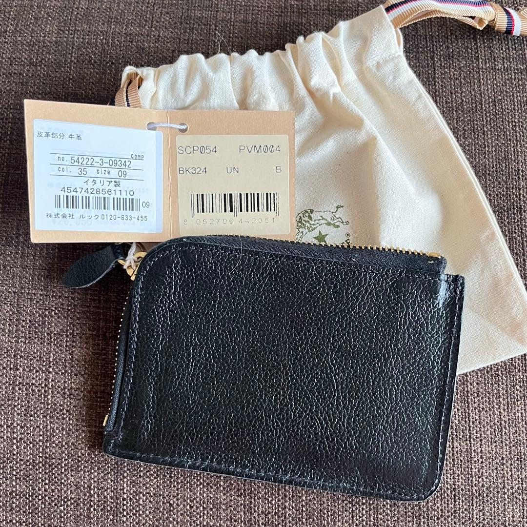 イルビゾンテ　シティウエスタン　ミニ財布　L字　ケース　パッチワーク　黒