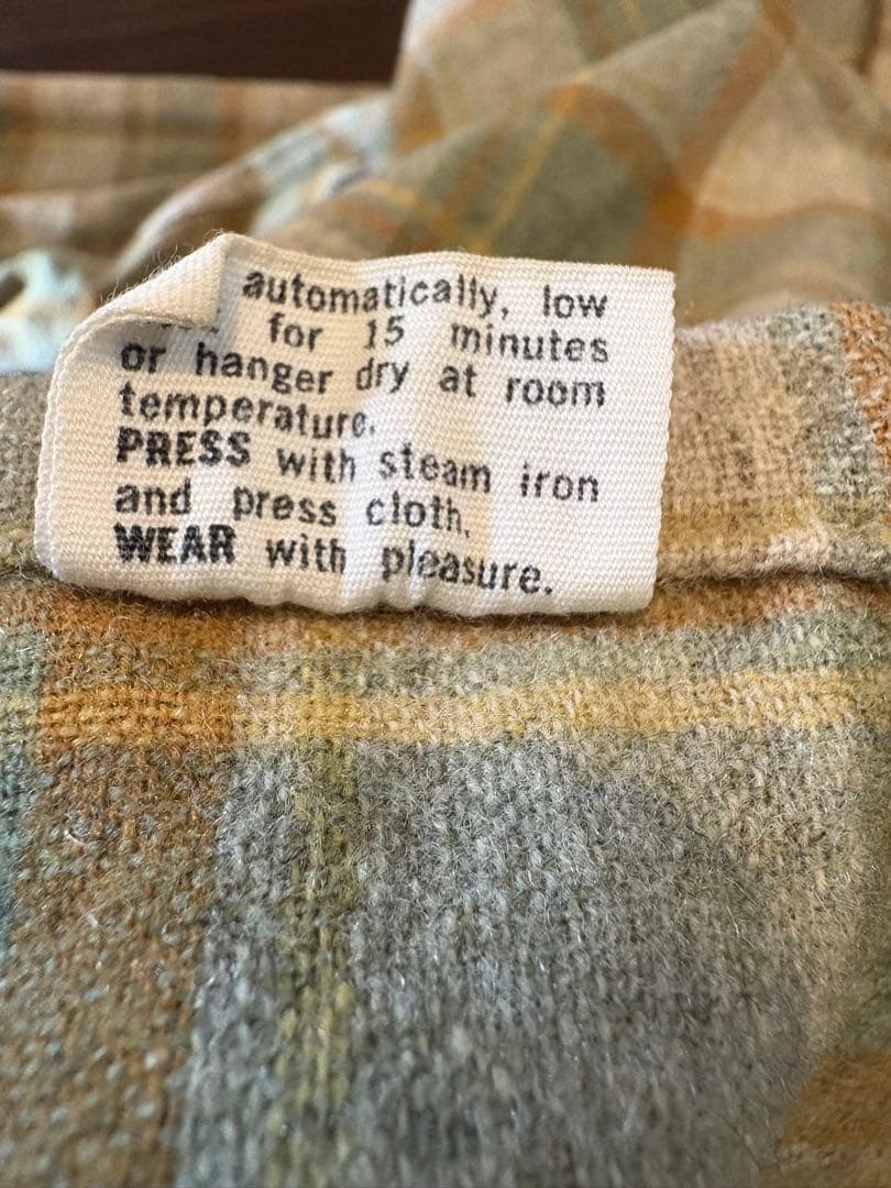 70s PENDLETON ペンドルトン ボードシャツ グリーン Lサイズ