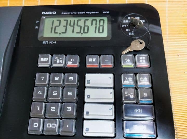 カシオレジスター　18CR　コンパクト　人気機種　感熱紙　360670