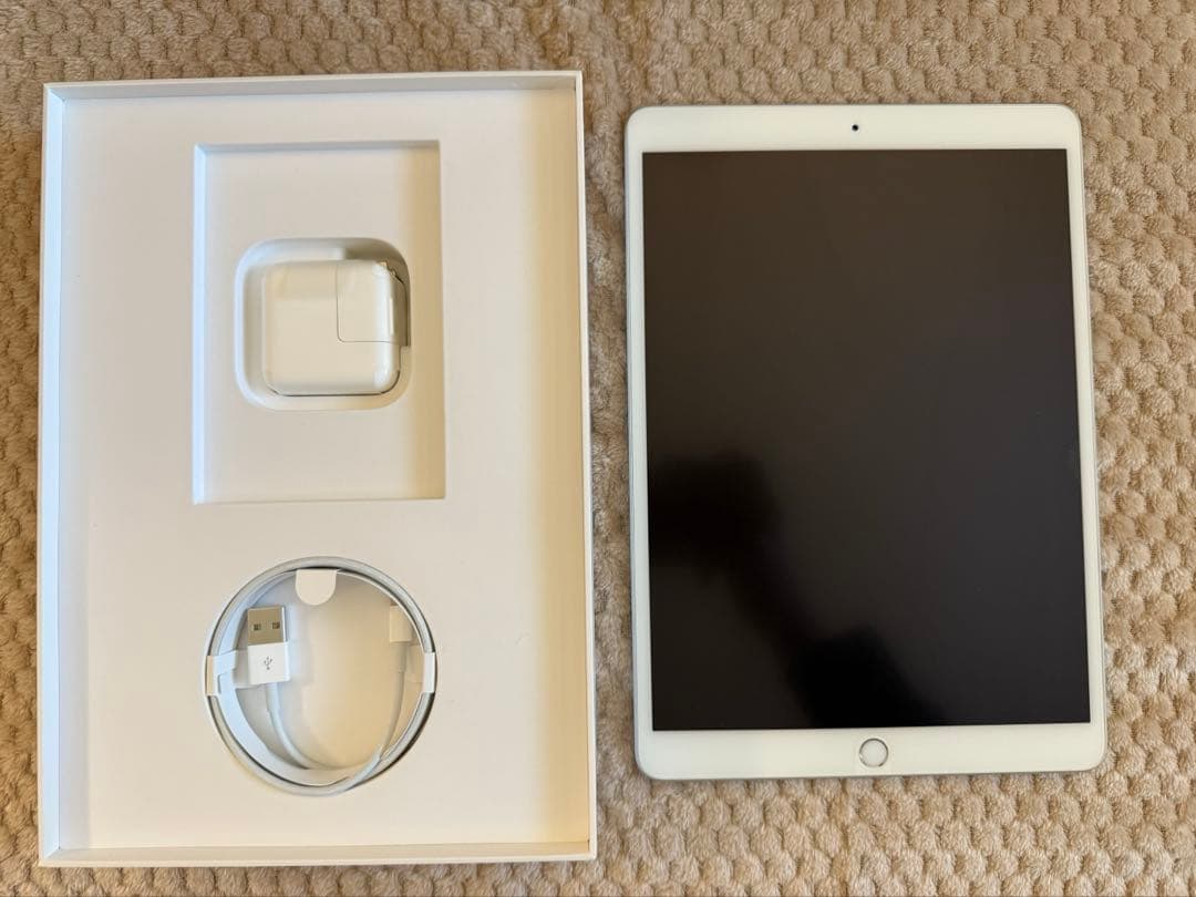 Apple iPad シルバー 本体 充電ケーブル付き