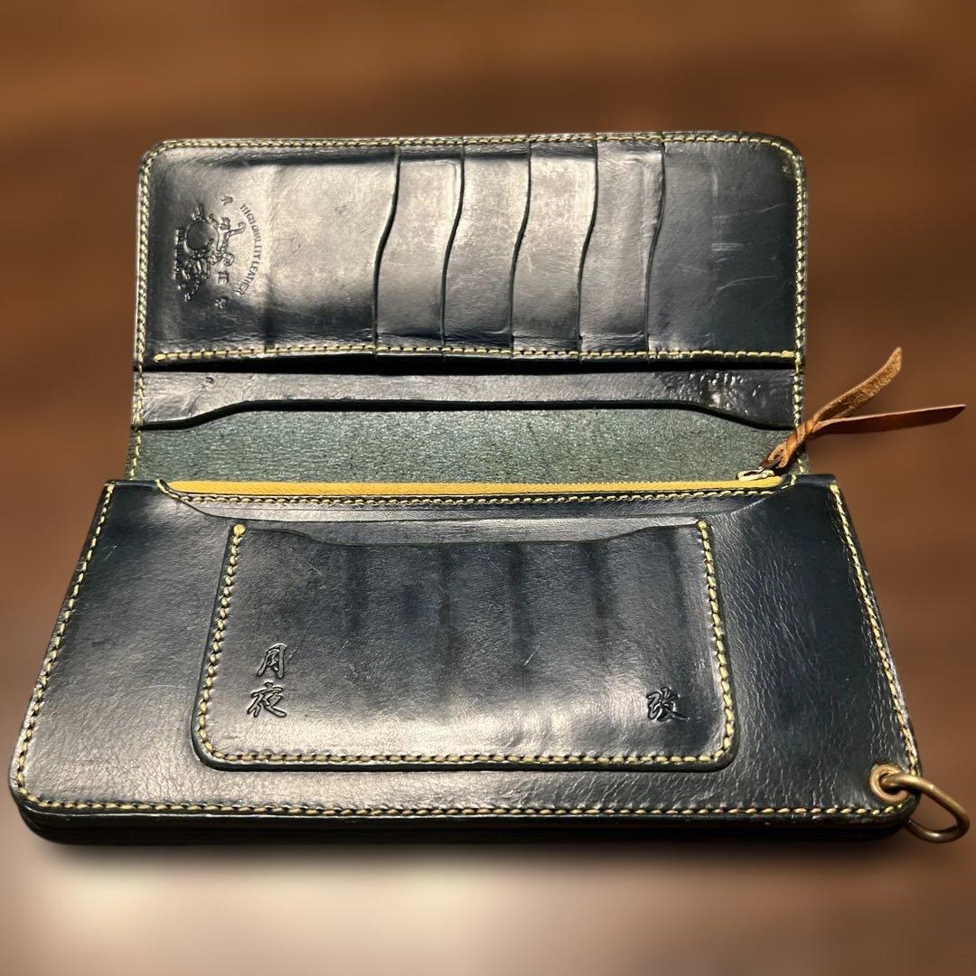 革蛸 長財布 月夜 改