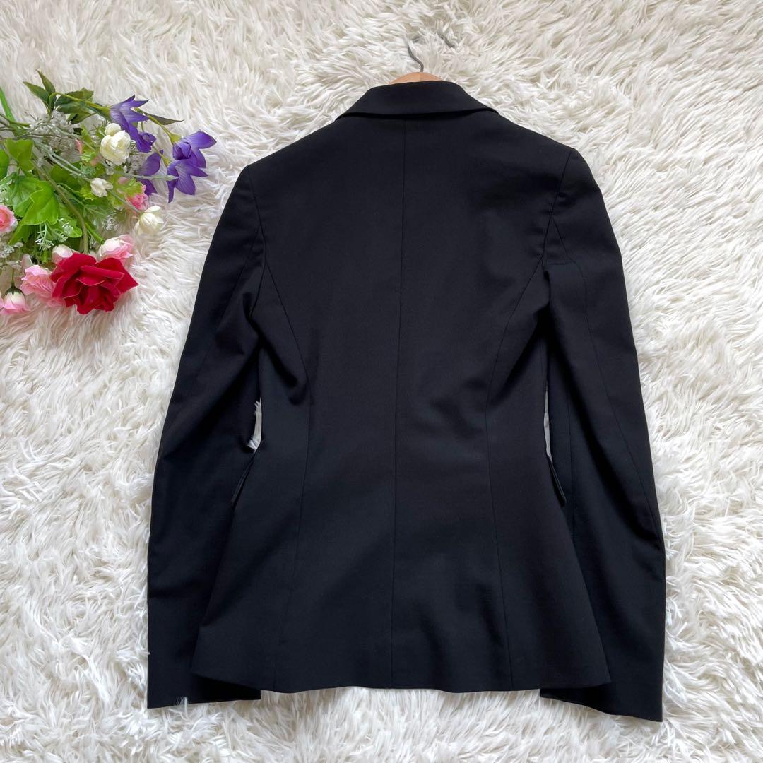 D&G DOLCE & GABBANA ブラックさシングル1Bパンツスーツ