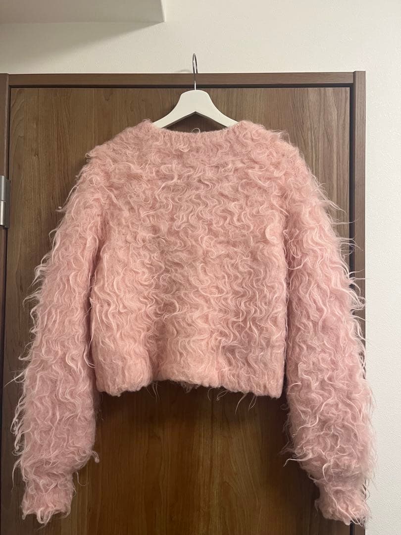 m　the toe ピンクカーディガン