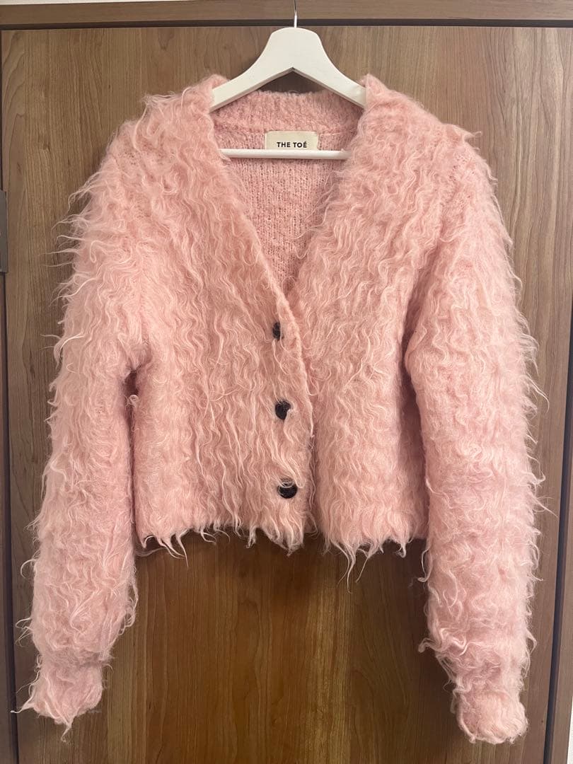 m　the toe ピンクカーディガン
