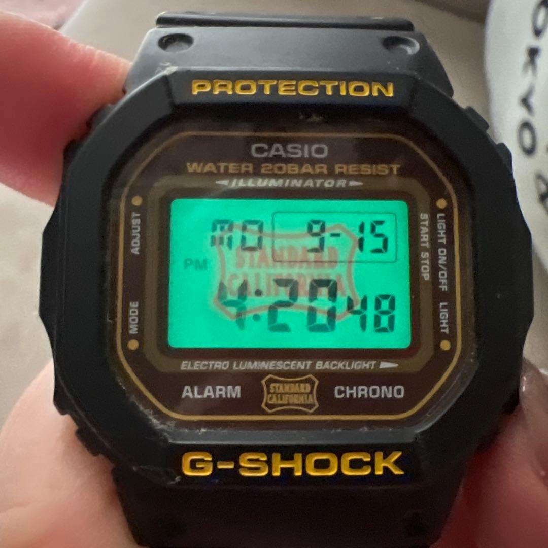 スタカリ×G-SHOCK デジタル腕時計 ブラック