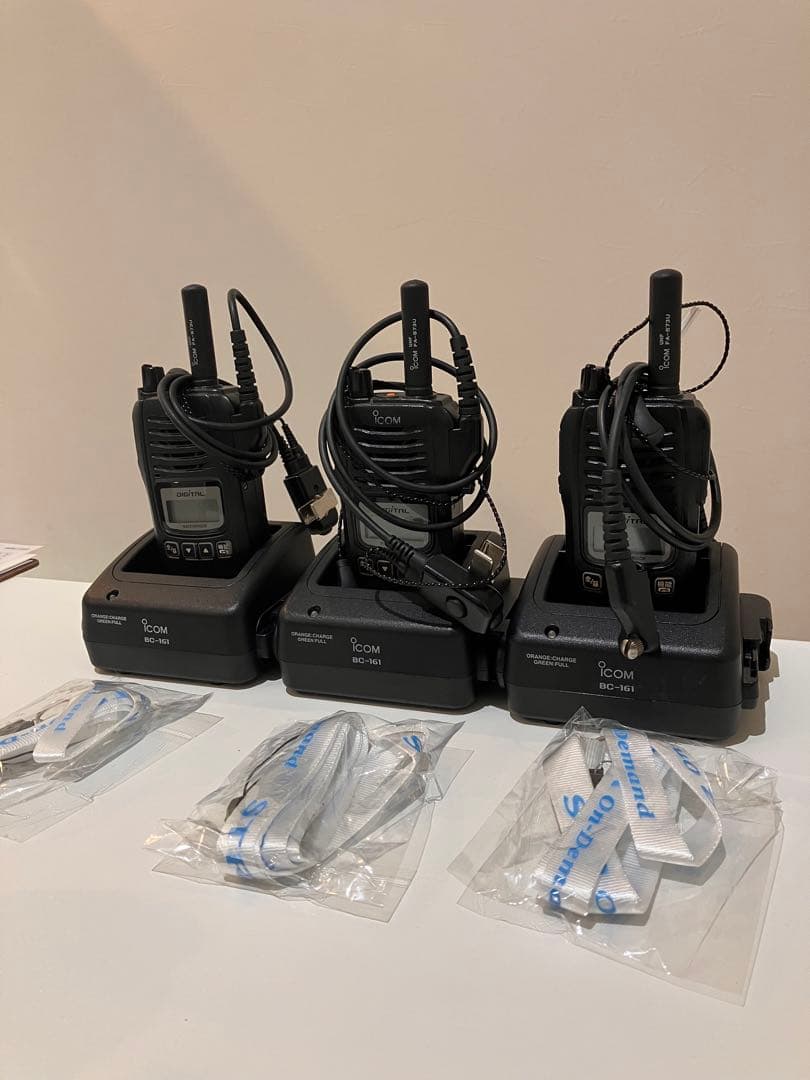 カブ様　ICOM IC-du65c 3台セット　3B(免許局)