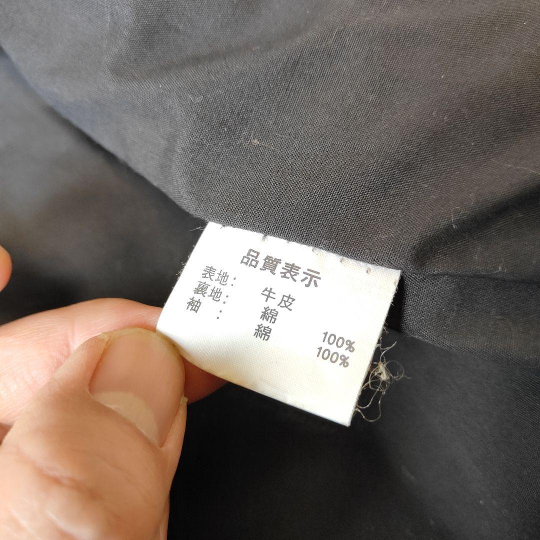 Y'2 LEATHER　レザー シングルライダース　M〜 L 牛革　グレー