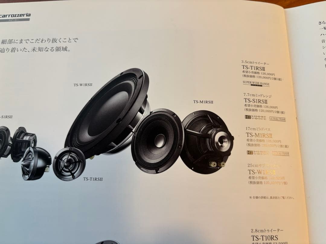 TS-W1RSⅡ 25㎝サブウーファー