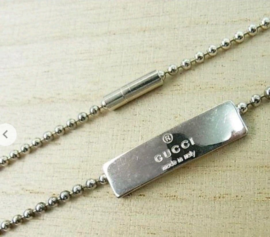 GUCCI シルバー925 ダブルチェーンブレスレット