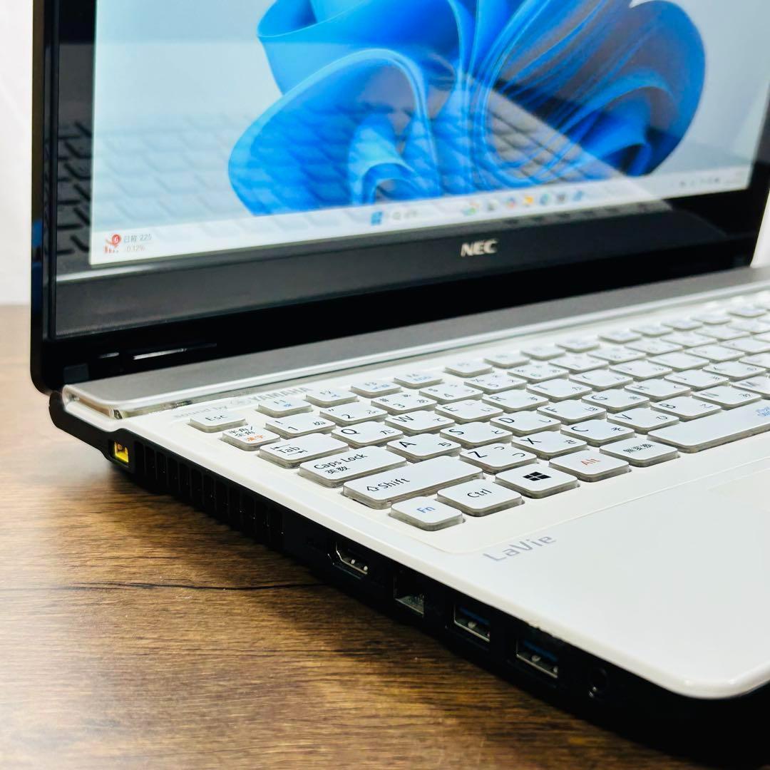 NECノートパソコンi7/SSD500G/16G Office付 Win11