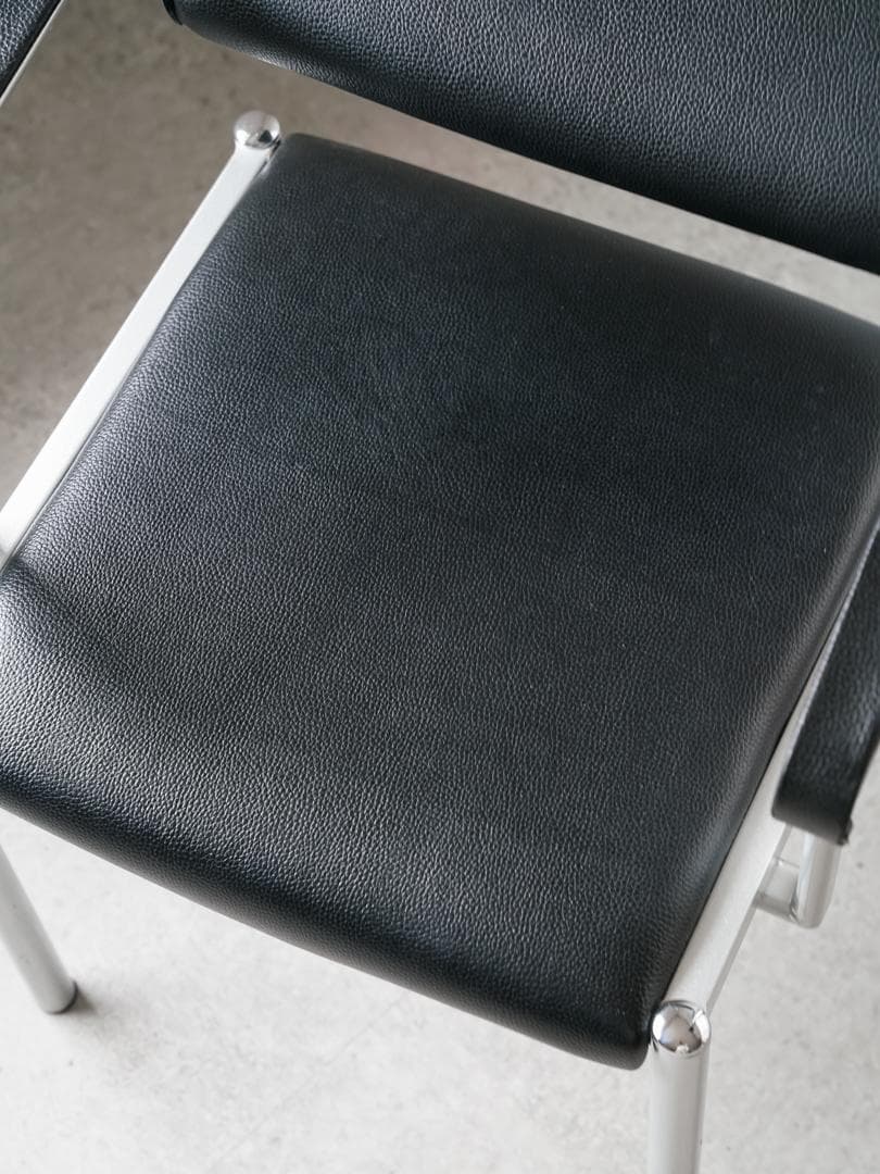 postmodern vintage レザー アームチェア ミッドセンチュリー