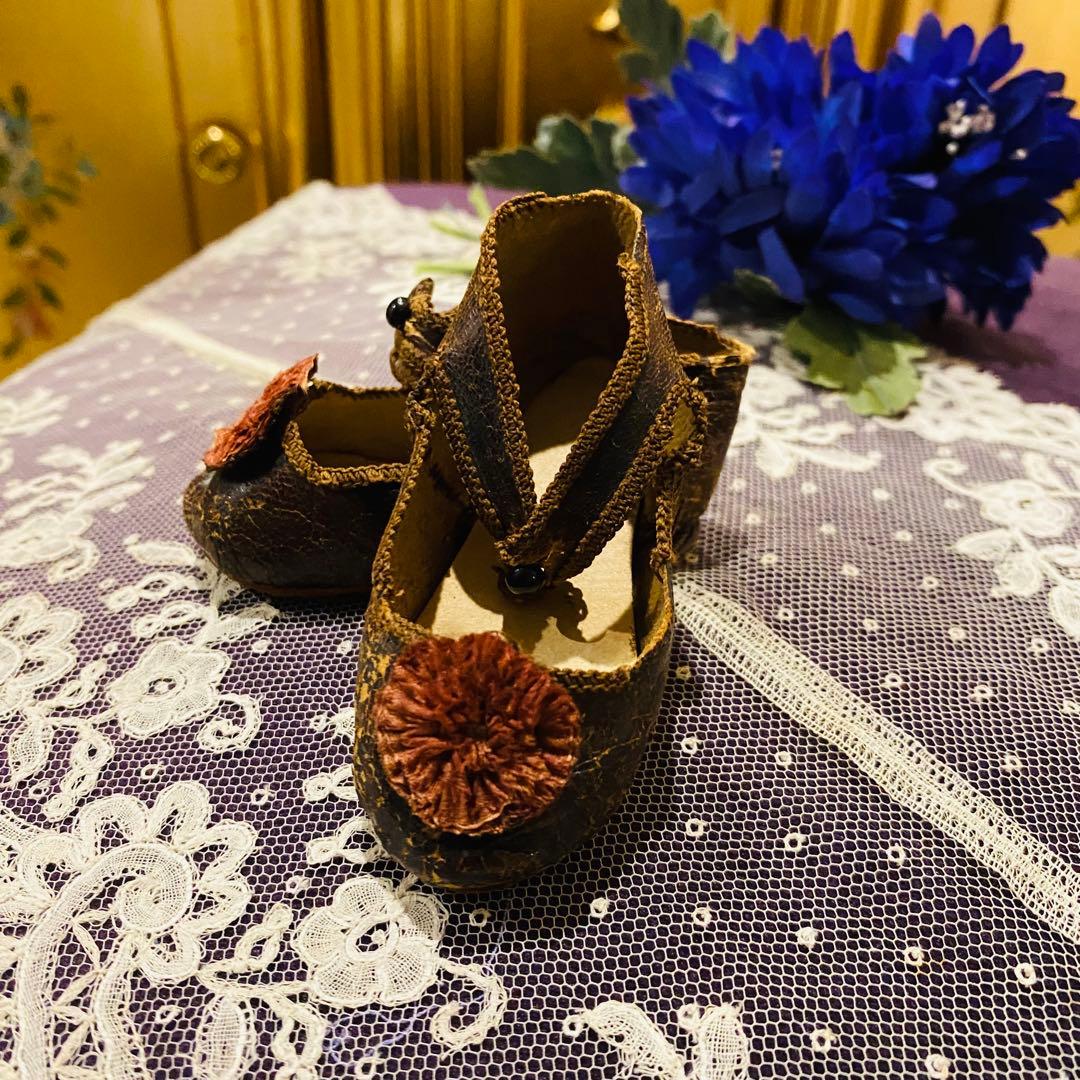 アンティークドールのシューズ　アンティーク
