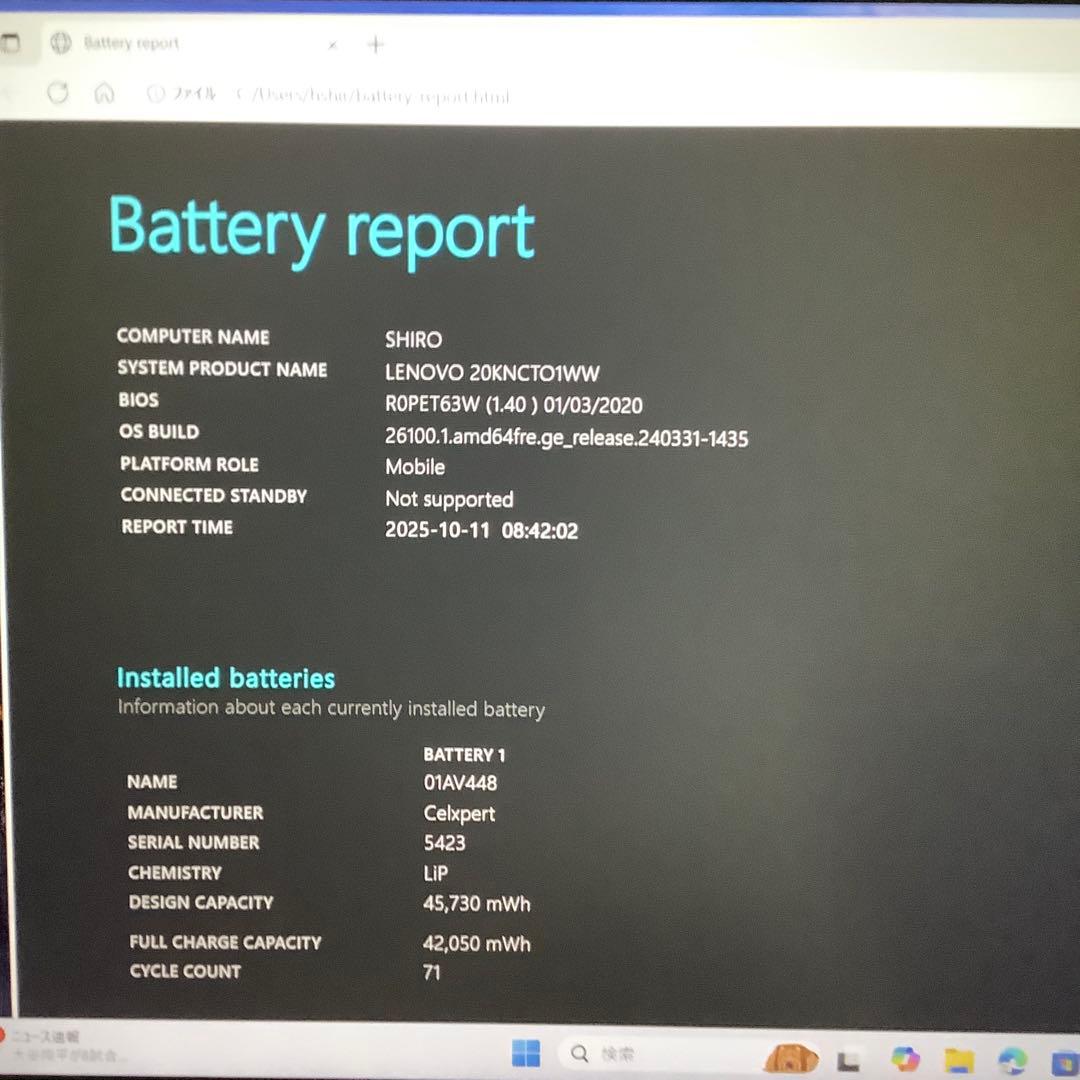 Windowsノート本体 Lenovo ThinkPad E480