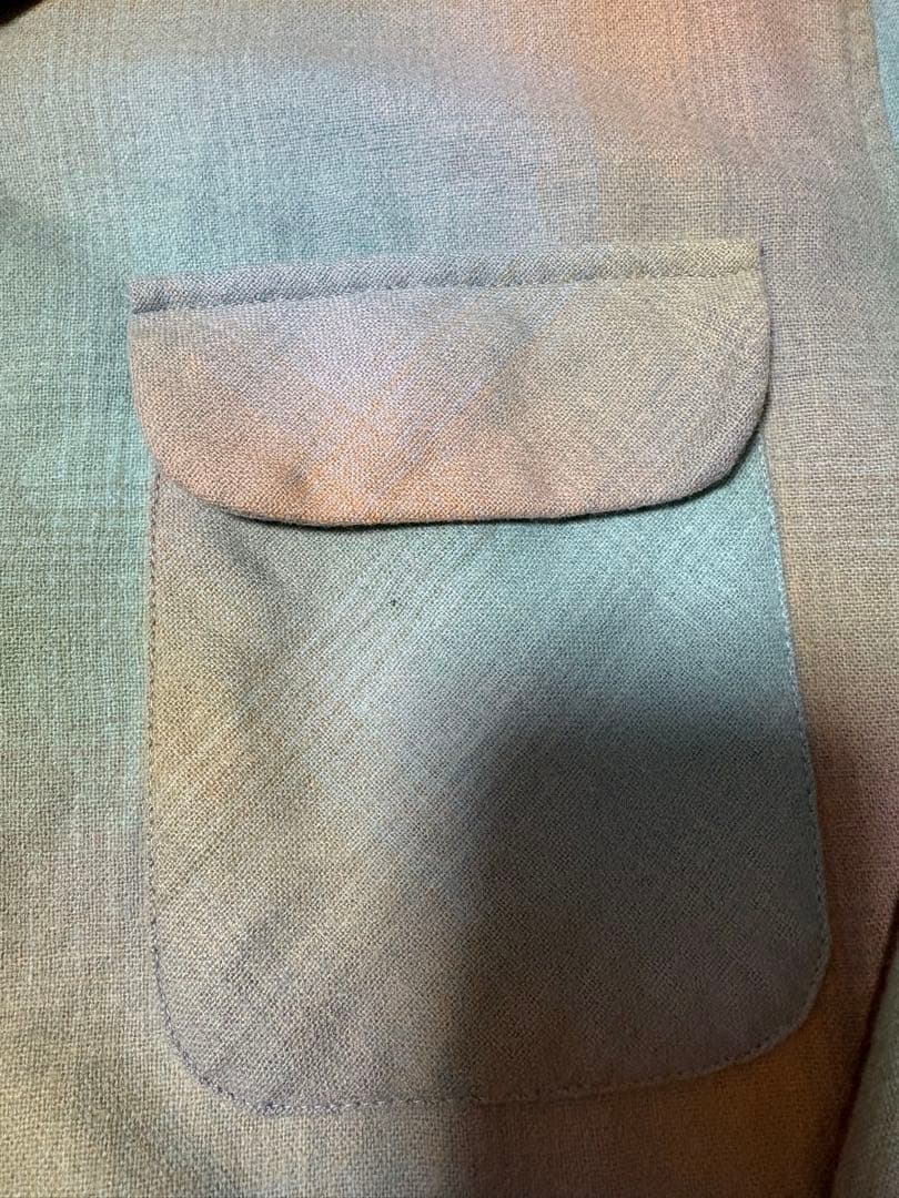 Pendleton ボードシャツ オンブレ 青 緑 シャツ