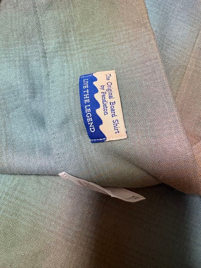 Pendleton ボードシャツ オンブレ 青 緑 シャツ