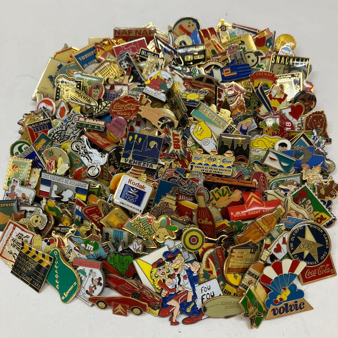 フランス雑貨★ピンバッジ大量250個セット★WJC01