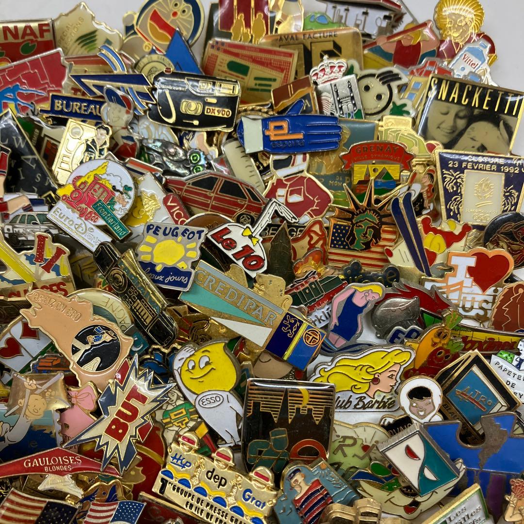 フランス雑貨★ピンバッジ大量250個セット★WJC01