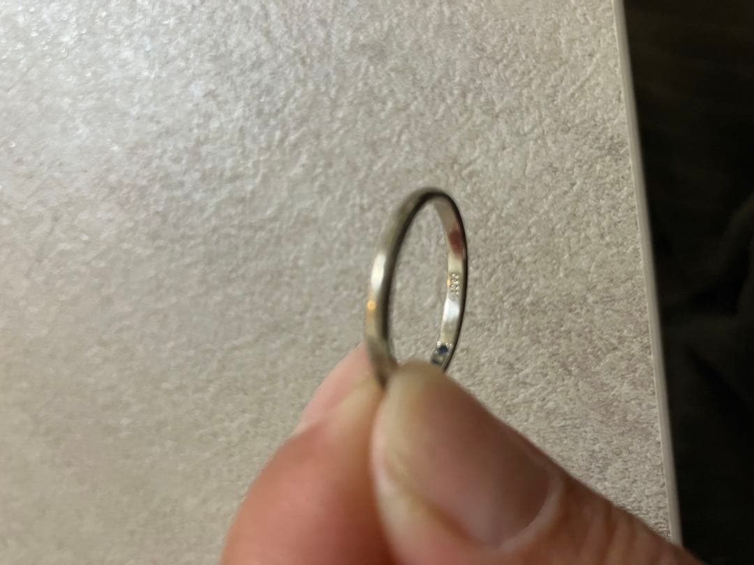 pt900 シンプルリング 11.5号 2.4g