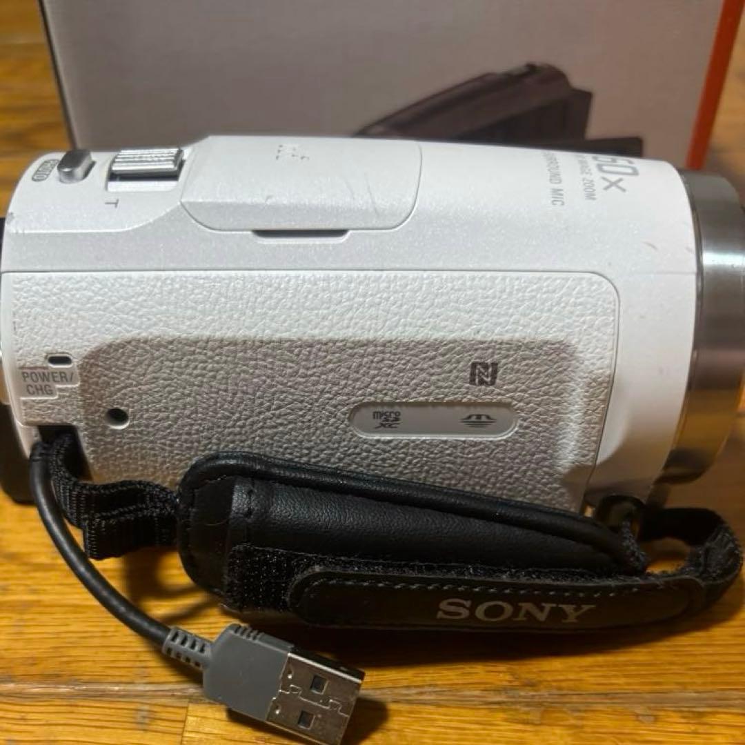 SONY HDR-CX680 ホワイト ケーブル・説明書付き ACアダプターなし