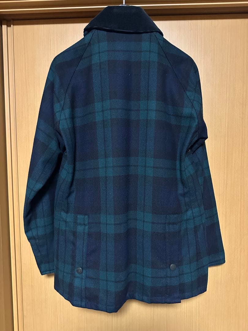 Barbour バブアー BEDALE SL ウール タータンチェック36 美品