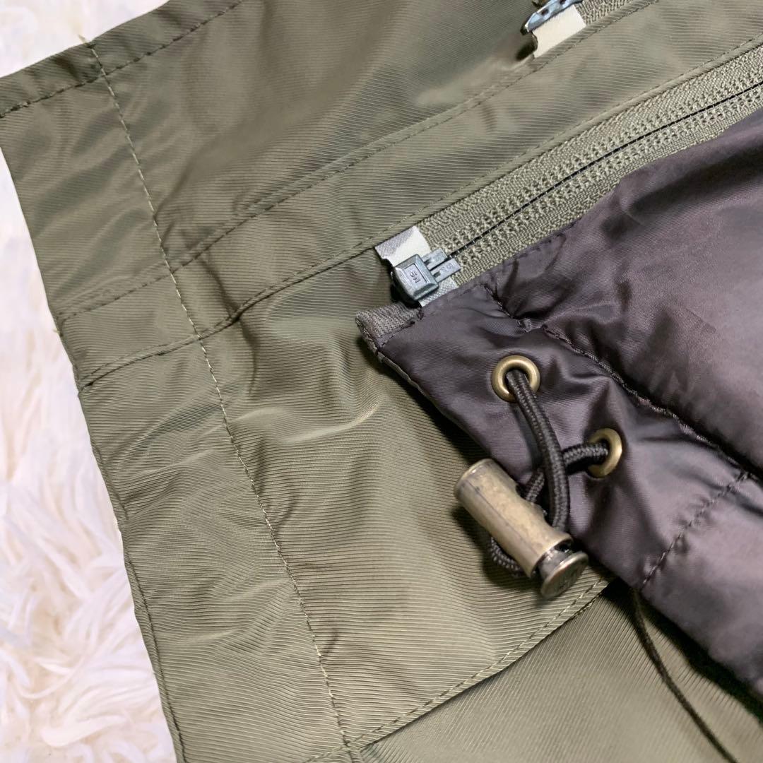 【23区】3way ダウンライナー　モッズコート　ラクーンファー　カーキ