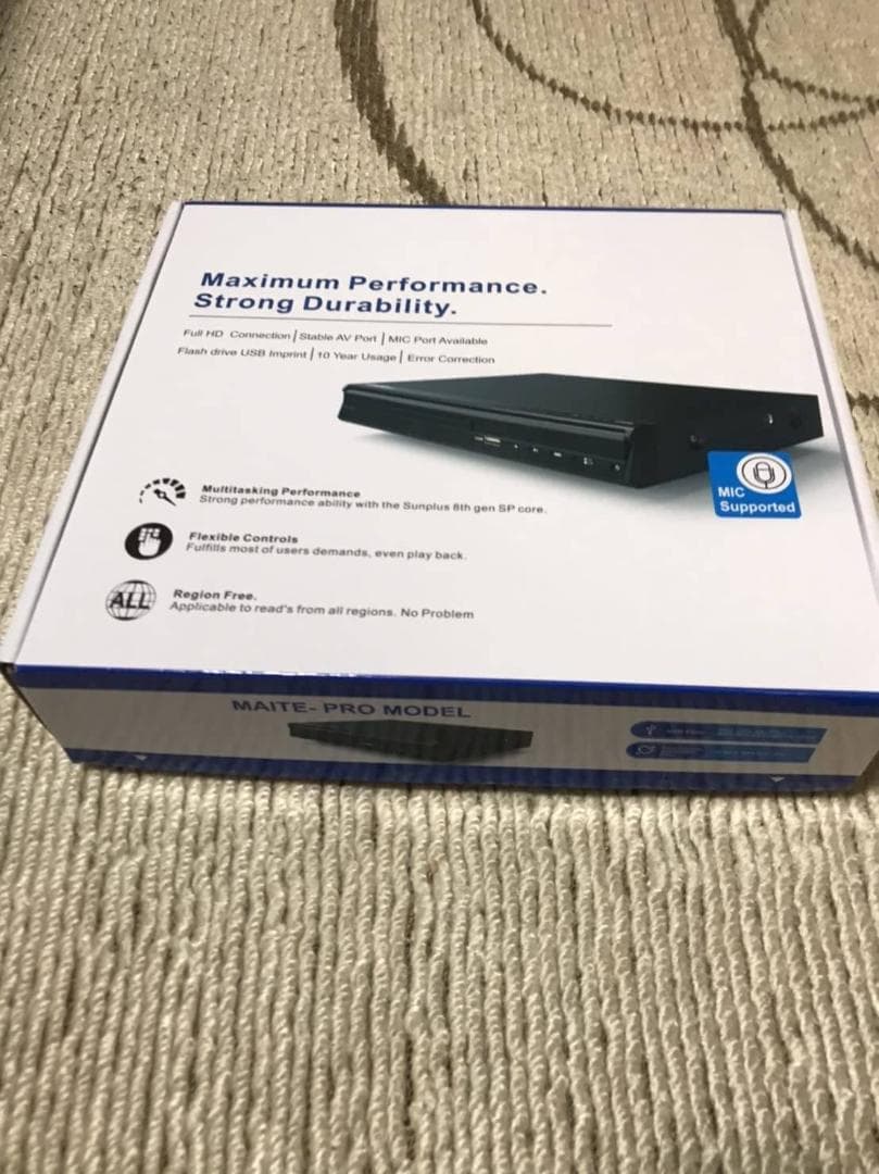 リージョンフリー対応 DVDプレーヤー コンパクトサイズ