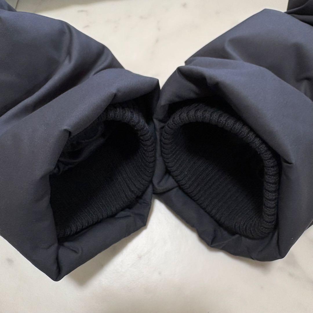 美品✨アーバンリサーチ　ラビットフードストレッチショートダウン　ブラック　人気