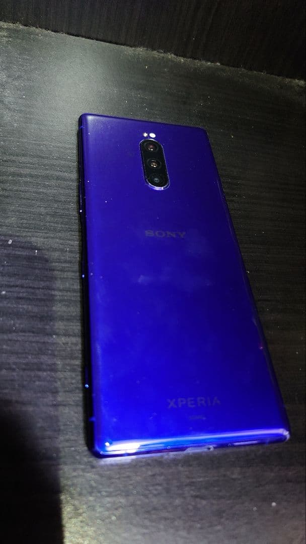 SONY Xperia1 SOV40 SIMロック解除済　状態良　新品手帳付