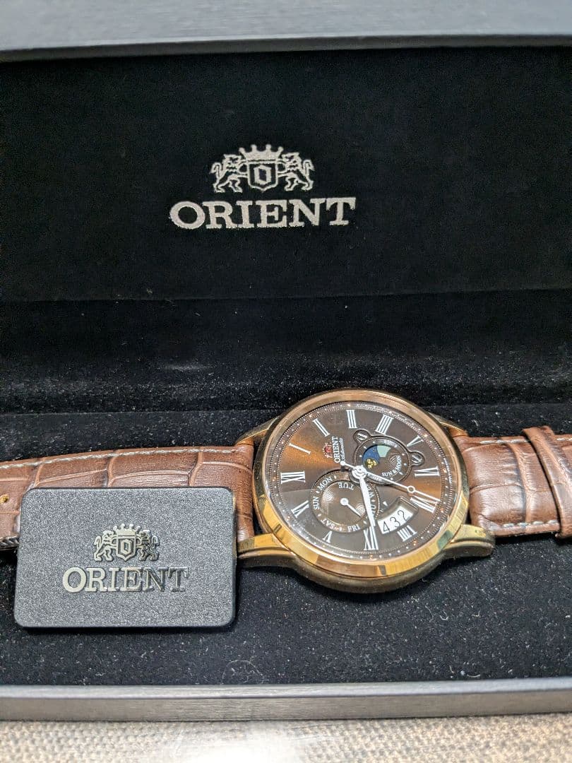 オリエント rn-ak0002y　未使用品 ORIENT 自動巻き 腕時計