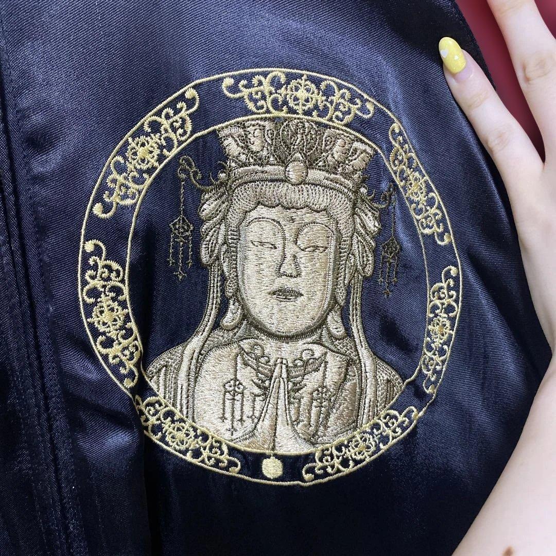 花旅楽団 リバーシブル スカジャン 千手観音