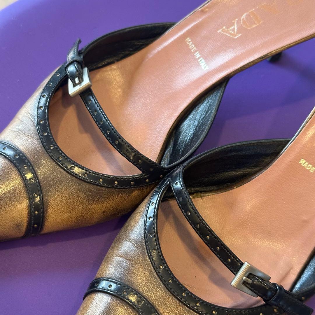 PRADA プラダ ポインテッドトゥミュール