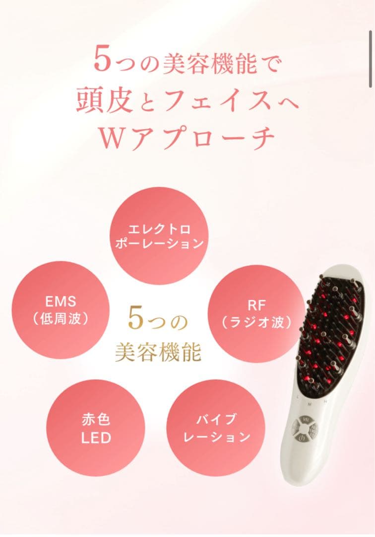 【美品・ほぼ未使用】DoRAISE ドゥライズ 電気リフトブラシ