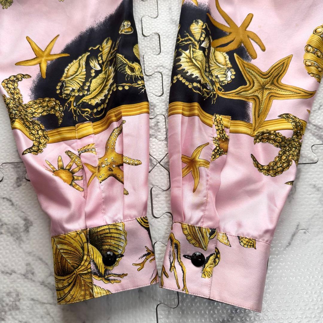 トップス 90s GIANNI VERSACE ATELIER Silk Shirt 48