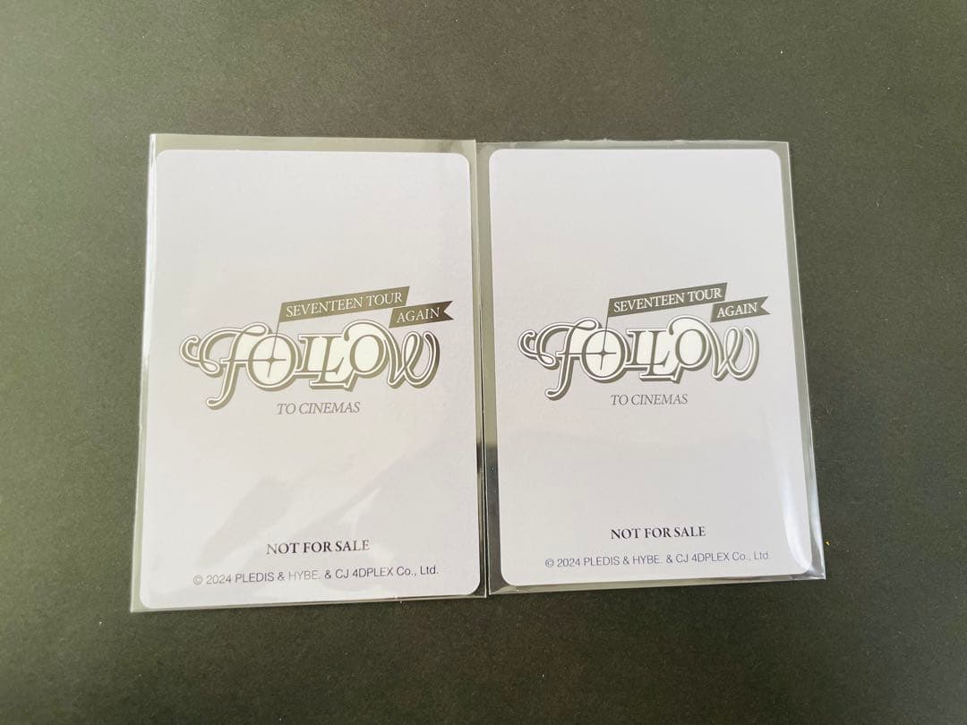 SEVENTEEN ジョンハン　ムビチケ　Follow again