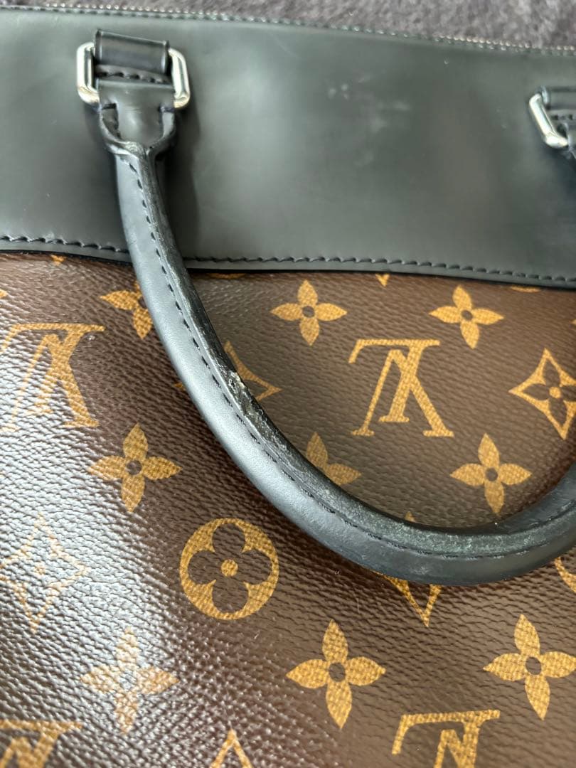 ルイヴィトン モノグラム マカサー ポルトドキュマン ジュール ハンドバッグ