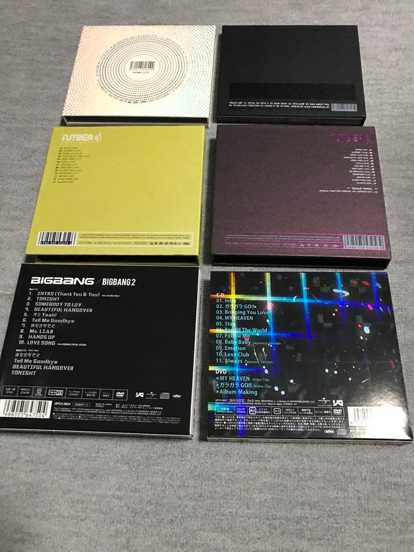 【廃盤】BIGBANG 日本アルバム 6枚セット まとめ売り おまけ付き