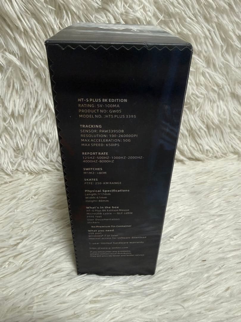 gwolves　HATIS PLUS 8K ワイヤレスゲーミングマウス