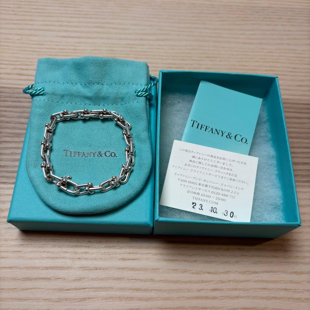 Tiffany & Co. ハードウェア　スモールリンクブレスレット　ミディアム