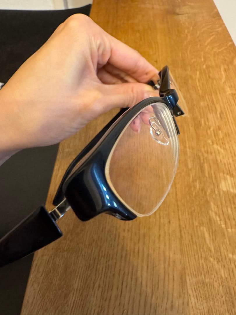 999.9 フォーナインズ　ハーフリムメガネ