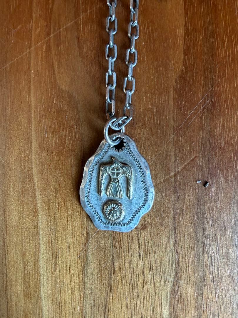 ウイングロック　シルバー彫刻ペンダント 1997年製