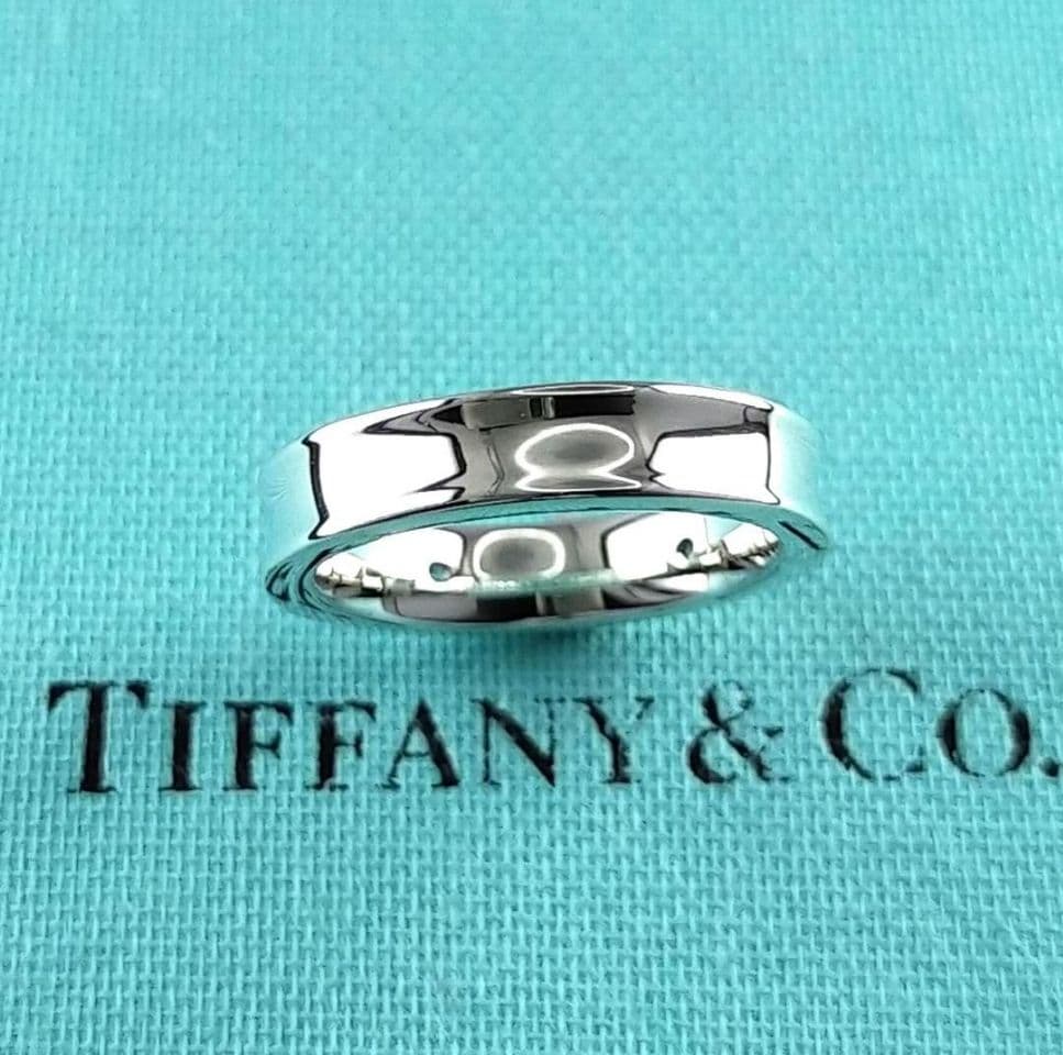 ●SALE●【ティファニー】１８３７　ナロー　サファイア　２P　リング　７号