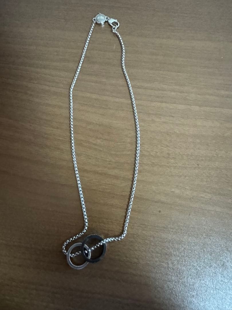 DIESEL ✨未使用級✨二重リングネックレス