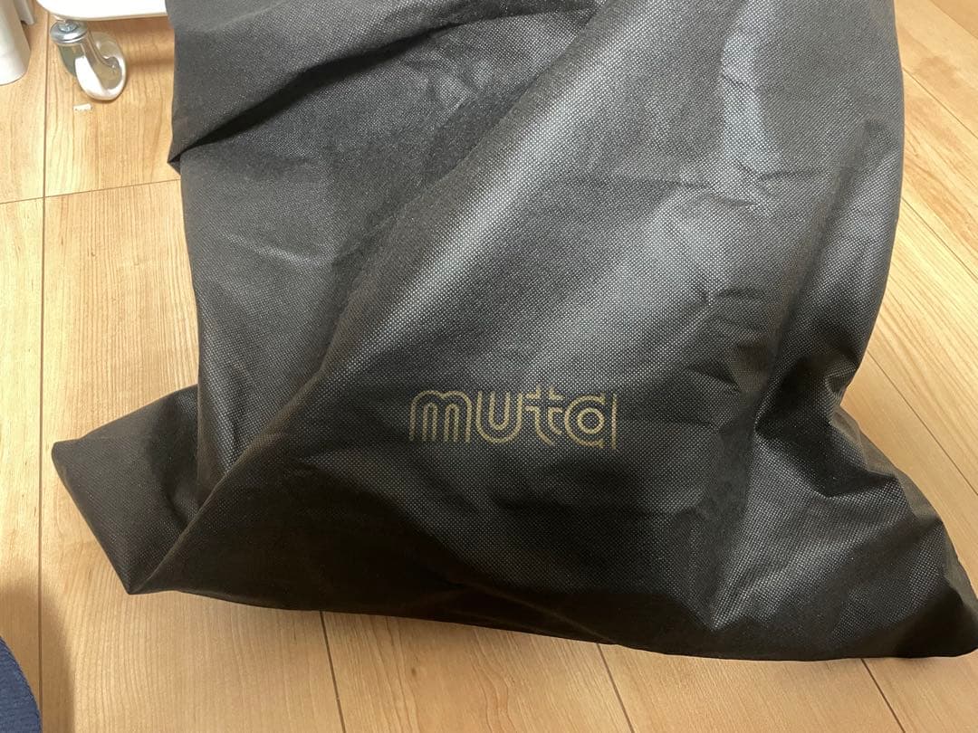 muta ネイビー レザー トートバッグ